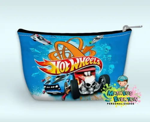 Necessaire Personalizada Hot Wheels