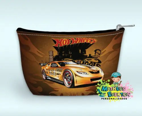Necessaire Personalizada Hot Wheels
