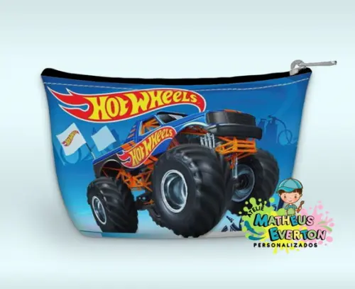 Necessaire Personalizada Hot Wheels