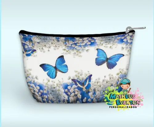 Necessaire Personalizada Jardim das Borboleta
