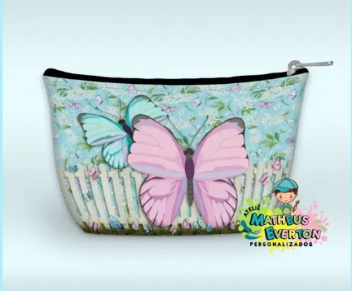 Necessaire Personalizada Jardim das Borboleta