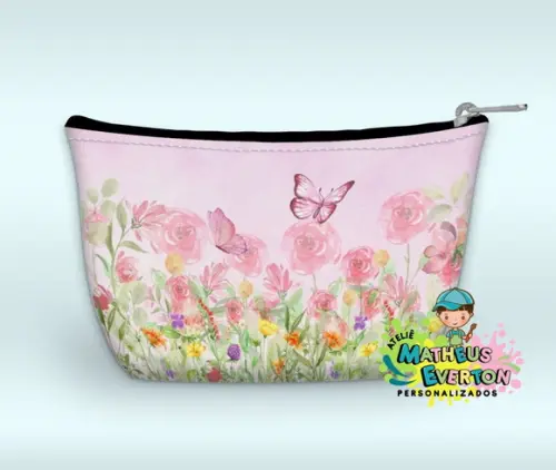 Necessaire Personalizada Jardim das Borboletas