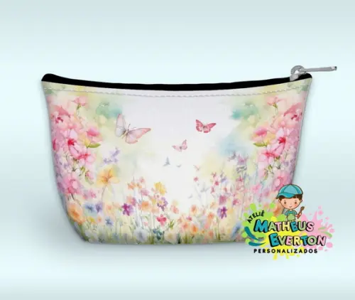 Necessaire Personalizada Jardim das Borboletas