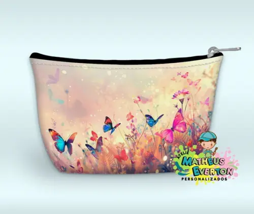 Necessaire Personalizada Jardim das Borboletas