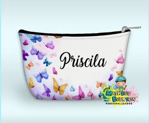 Necessaire Personalizada Jardim das Borboletas