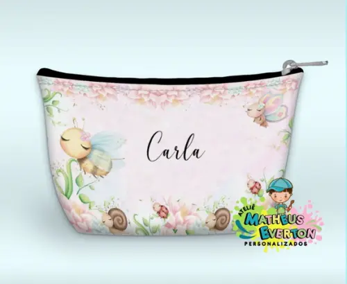 Necessaire Personalizada Jardim das Borboletas