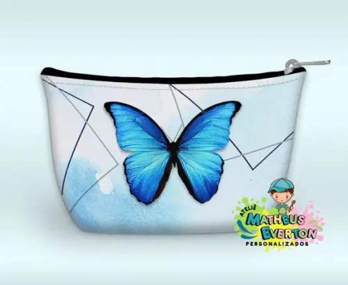 Necessaire Personalizada Jardim das Borboletas