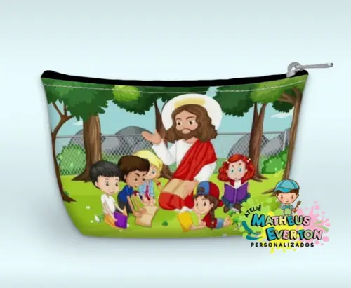 Necessaire Personalizada Jesus e as Crianças