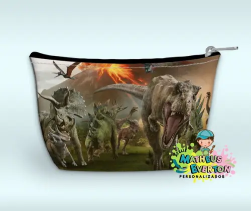 Necessaire Personalizada Jurassic Park ( Faço Outros Tema ).
