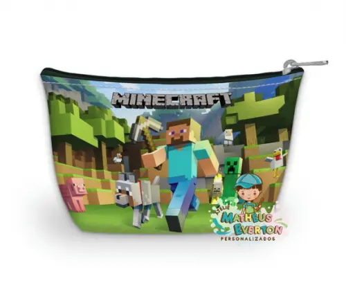 Necessaire Personalizada Minecraft