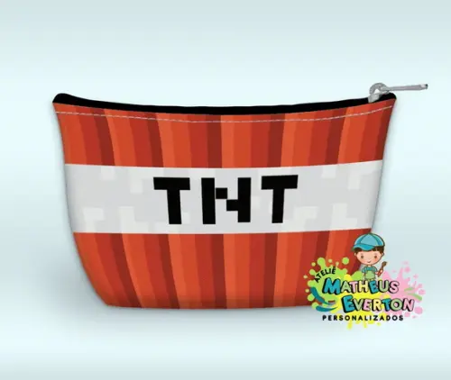 Necessaire Personalizada Minecraft (faço Outros)