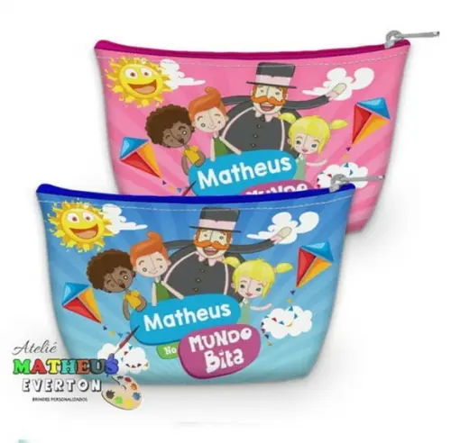 Necessaire Personalizada Mundo Bita