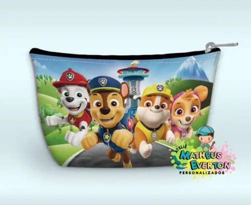 Necessaire Personalizada Patrulha Canina