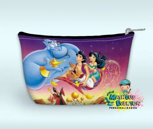 Necessaire Personalizada Princesa Jasmine.