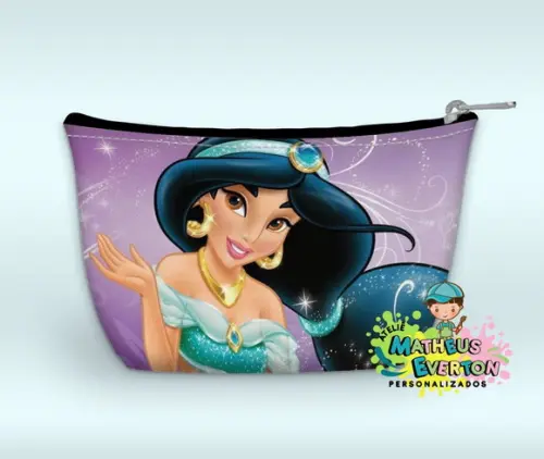 Necessaire Personalizada Princesa Jasmine.