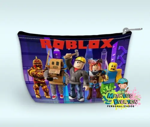 Necessaire Personalizada Roblox (faço Outros Modelos).