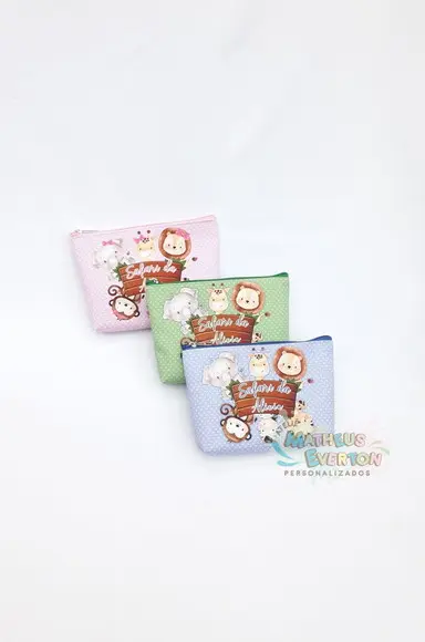 Necessaire Personalizada Safari Baby ( Faço Todos os Temas )