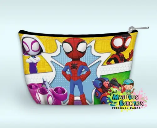 Necessaire Personalizada Spidey e Seus Amigos Espetaculares