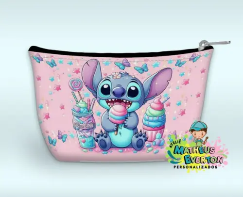 Necessaire Personalizada Stitch (faço Outros)