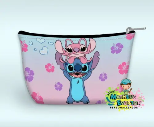 Necessaire Personalizada Stitch (faço Outros)