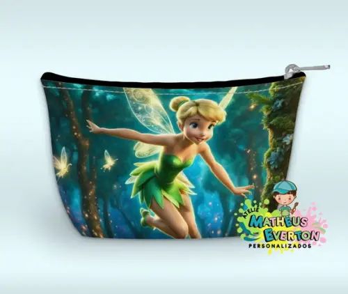 Necessaire Personalizada Tinker Bell ( Faço Outros Modelos).