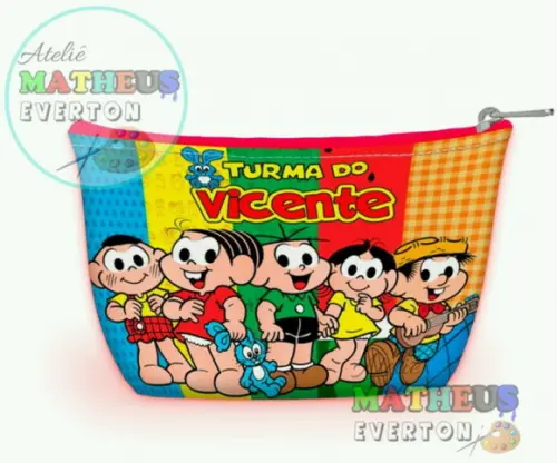 Necessaire Personalizada Turma da Monica