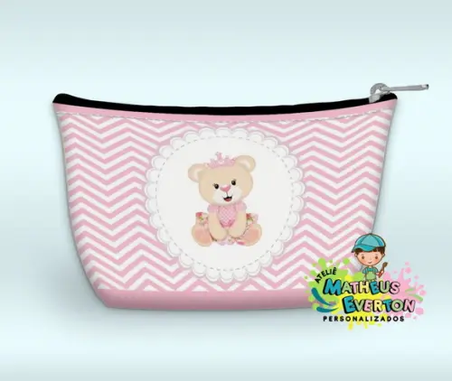 Necessaire Personalizada Ursinha Princesa