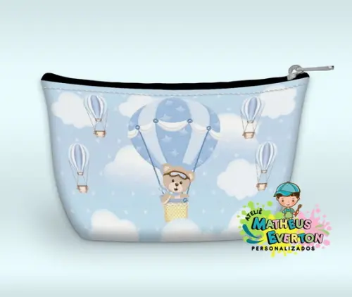 Necessaire Personalizada Ursinho Aviador