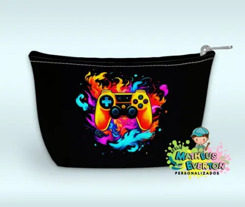 Necessaire Personalizada Video Game (faço Outros Modelos).