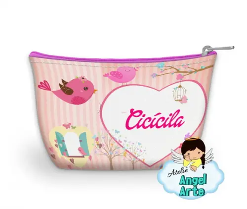Necessaire Personalizado Jardim Encatado