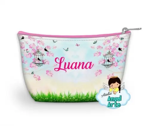 Necessaire Personalizado Jardim Encatado