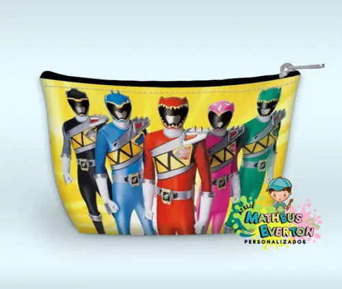 Necessaire Power Rangers Dino Charge ( Faço Outros Modelos )