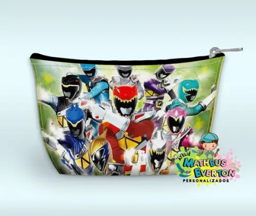 Necessaire Power Rangers Dino Charge ( Faço Outros Modelos )