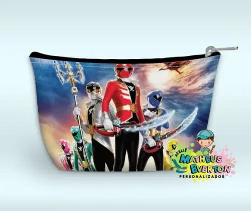 Necessaire Power Rangers Megaforce (faço Outras Temporadas)