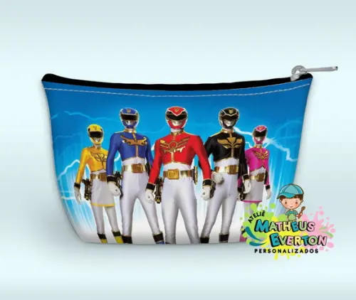 Necessaire Power Rangers Megaforce (faço Outras Temporadas)