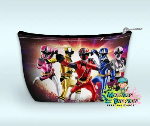 Necessaire Power Rangers Ninja Steel ( Faço Outros Modelos )