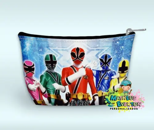 Necessaire Power Rangers Samurai (faço Outros Modelos).