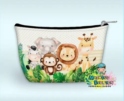 Necessaire Safari Baby ( Faço Todos os Temas )