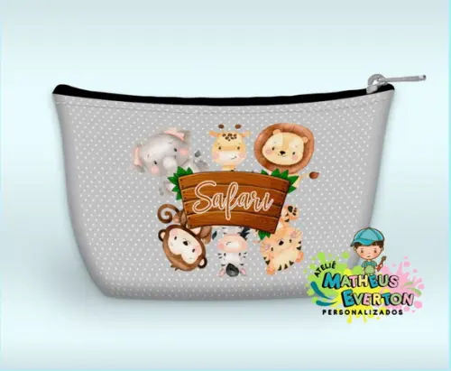 Necessaire Safari Baby ( Faço Todos os Temas )