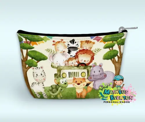 Necessaire Safari Baby ( Faço Todos os Temas )