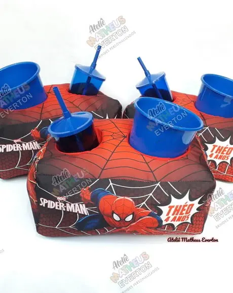 15 Almofada Porta Pipoca Homem Aranha