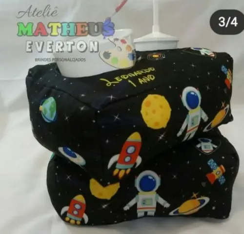 2 Almofada de Pipoca - Tema Astronauta