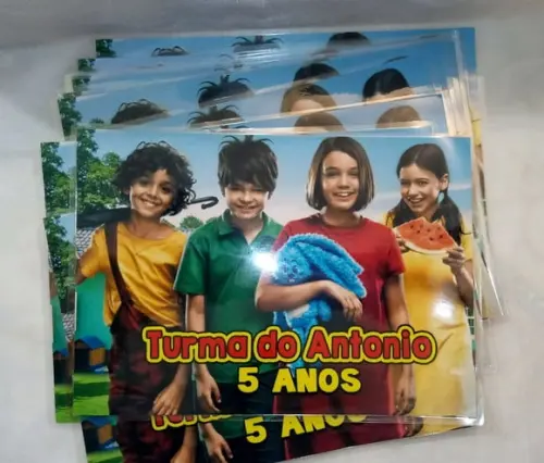20 Jogo Americano Personalizado - Tema Turma Da Mônica Laços