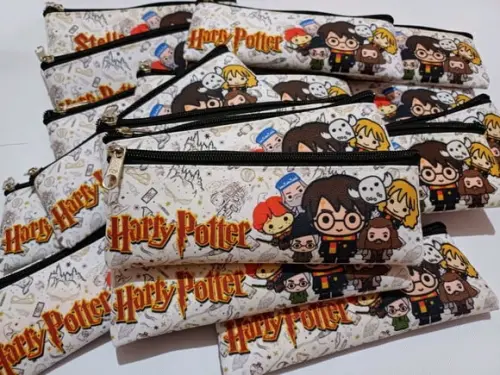 25 Estojos Slim Personalizado Harry Potter Tam: 19x7