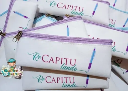 25 Estojos Slim Tam:19x7cm, Personalizamos com Sua Logo