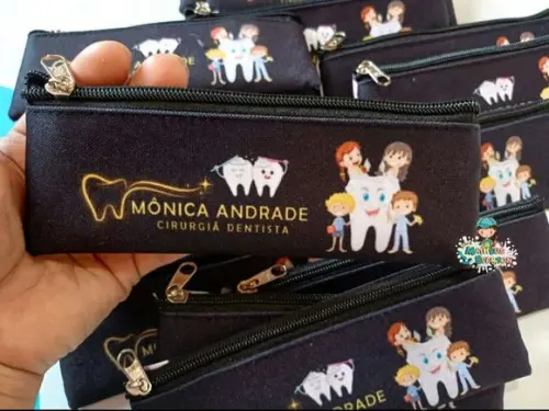 25 Estojos Slim Tam:19x7cm, Personalizamos com Sua Logo