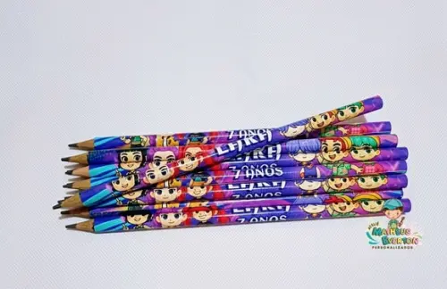 25 Lapis Personalizado Guerreiras de K-pop Cute