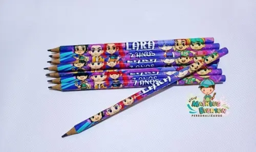 25 Lápis Personalizado Guerreiras do K-pop