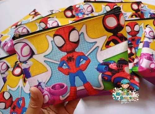 25 Necessaires Personalizada Spidey e Seus Amigos