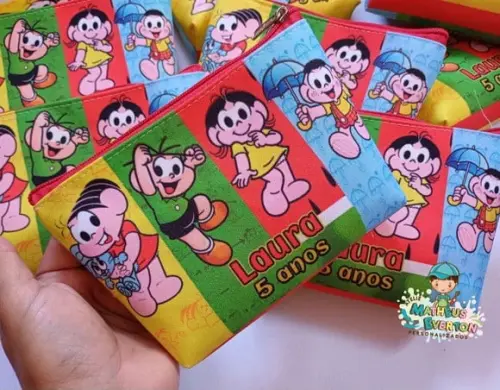 25 Necessaires Personalizada Turma da Mônica